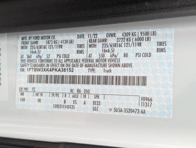 2023 Ford E-Transit 350