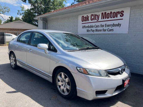2010 Honda Civic for sale at Oak City Motors in Garner NC