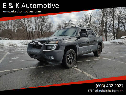 2004 Chevrolet Avalanche for sale at E & K Automotive in Derry NH