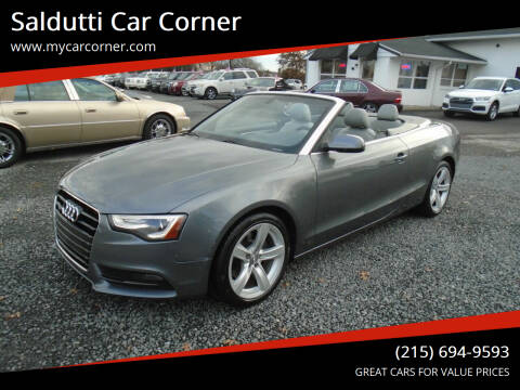 2013 Audi A5 for sale at Saldutti Car Corner in Gilbertsville PA