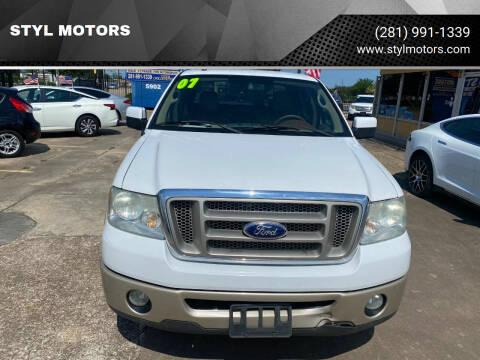 2007 Ford F-150 for sale at STYL MOTORS in Pasadena TX