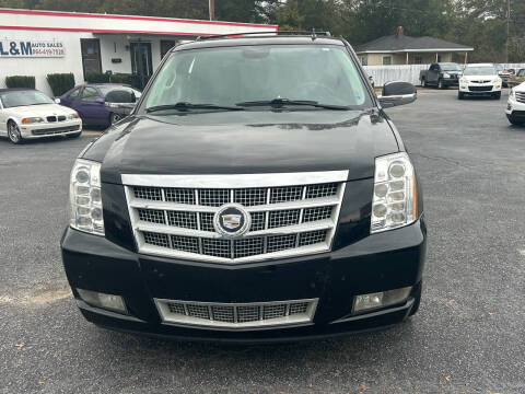 2012 Cadillac Escalade for sale at L&M Auto Sales in Simpsonville SC