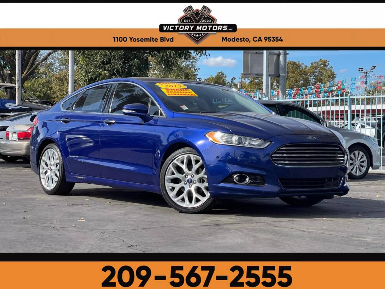 2013 Ford Fusion for sale at Victory Motors Inc in Modesto, CA