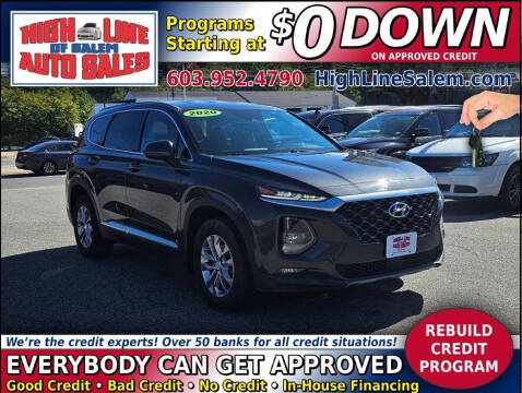 2020 Hyundai Santa Fe for sale at High Line Auto Sales of Salem in Salem NH