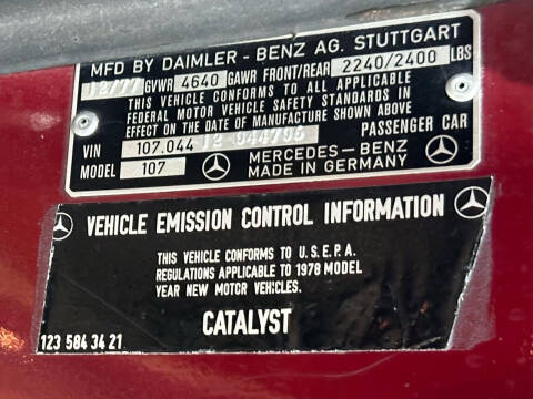 1978 Mercedes-Benz 450 SL