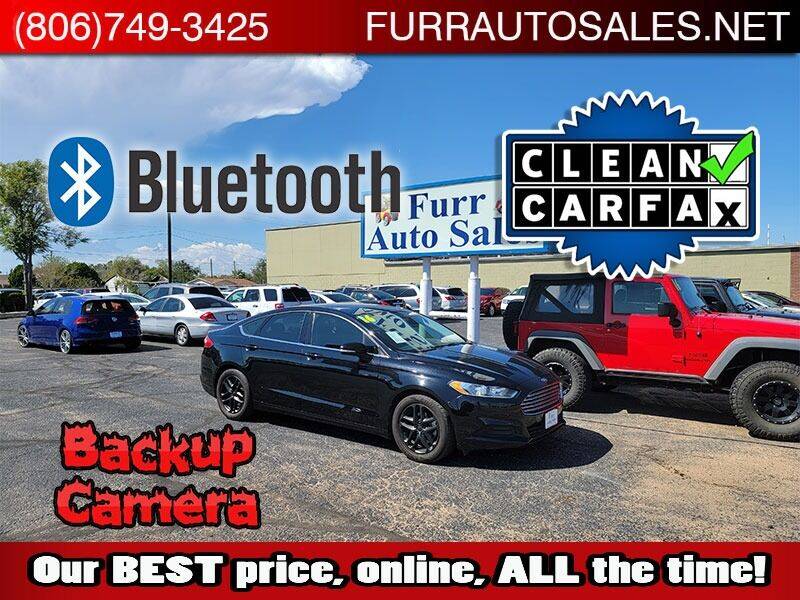 2016 Ford Fusion for sale at FURR AUTO SALES in Lubbock TX