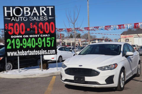 2019 Ford Fusion for sale at Hobart Auto Sales in Hobart IN