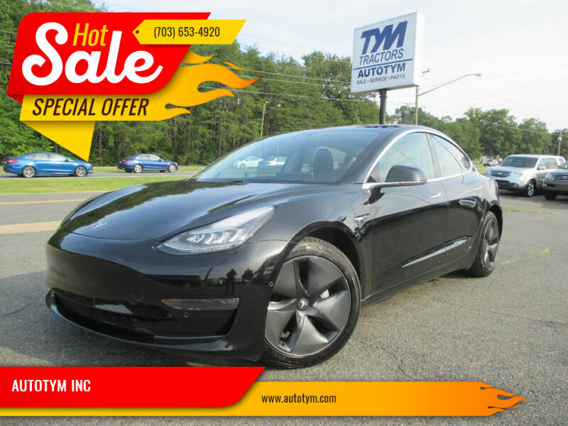 2018 Tesla Model 3 for sale at AUTOTYM INC. in Fredericksburg VA