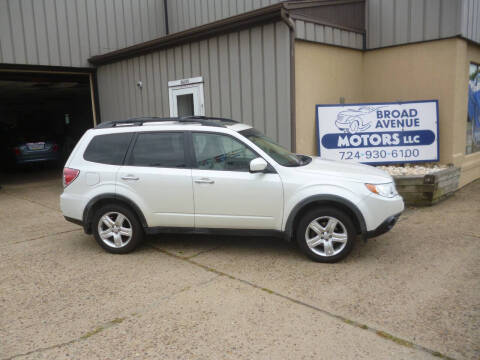 2009 Subaru Forester for sale at Broad Avenue Motors LLC in Belle Vernon PA