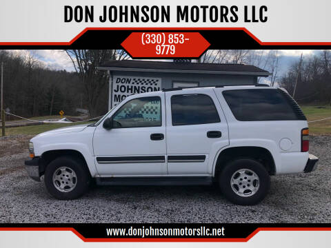 2005 Chevrolet Tahoe for sale at DON JOHNSON MOTORS LLC in Lisbon OH