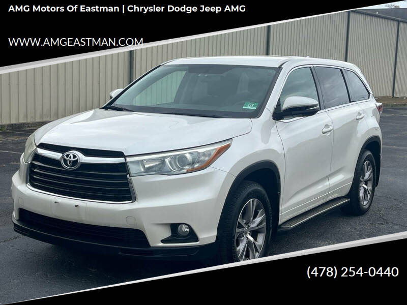 2015 Toyota Highlander for sale at AMG Motors of Eastman | Chrysler Dodge Jeep AMG in Eastman GA