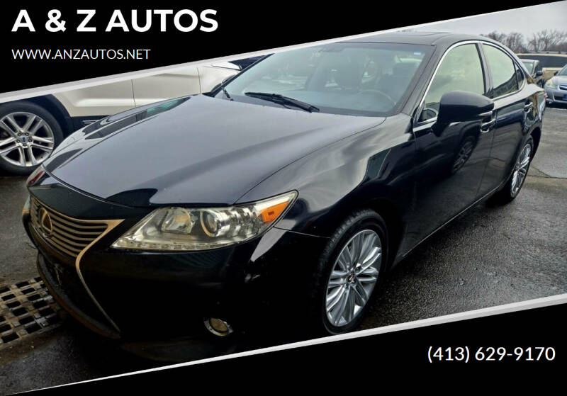 2014 Lexus ES 350 for sale at A & Z AUTOS in Westfield MA