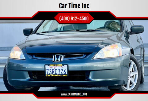 2004 Honda Accord for sale at Car Time Inc in San Jose CA