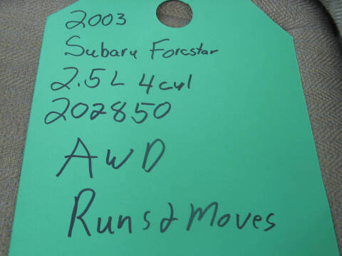 2003 Subaru Forester X