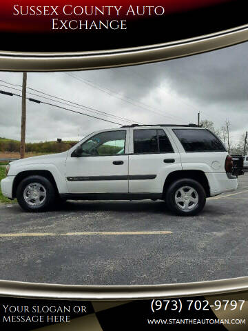 2004 Chevrolet TrailBlazer for sale at Sussex County Auto Exchange in Wantage NJ