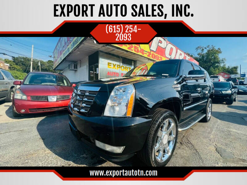 2007 Cadillac Escalade for sale at EXPORT AUTO SALES, INC. in Nashville TN