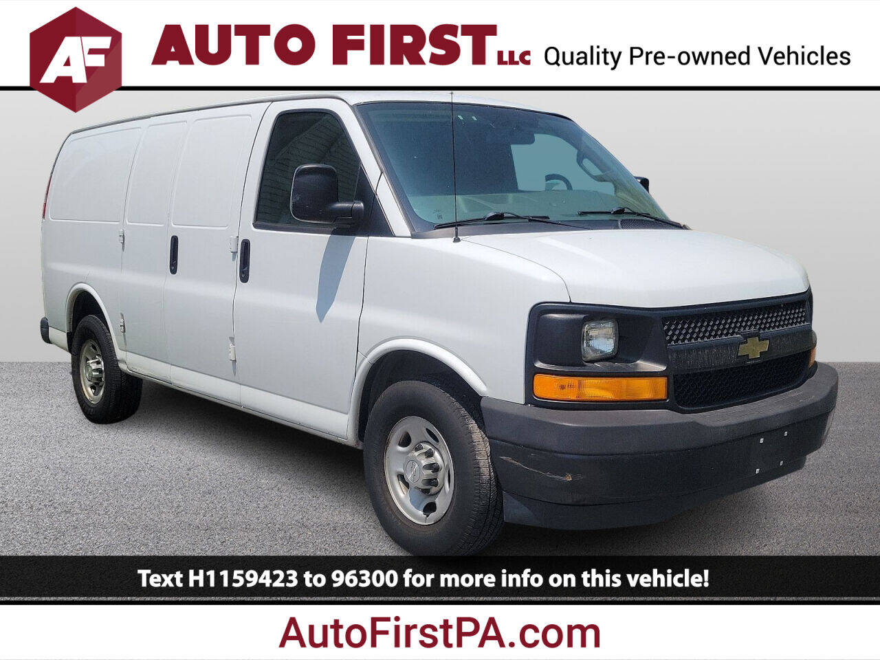 2015 chevrolet express 2500 best sale cargo van