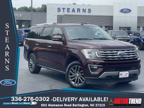 2021 Ford Expedition MAX for sale at Stearns Ford in Burlington NC