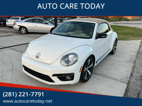 2013 Volkswagen Beetle Convertible for sale at AUTO CARE TODAY in Spring TX