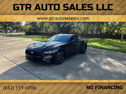 2018 Ford Mustang for sale at GTR Auto Sales LLC in Haltom City TX