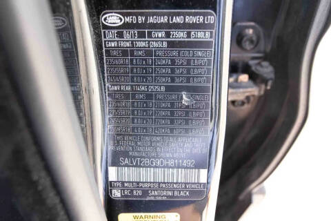 2013 Land Rover Range Rover Evoque Dynamic