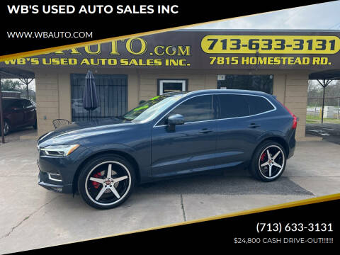2021 Volvo XC60 for sale at WB'S USED AUTO SALES INC in Houston TX