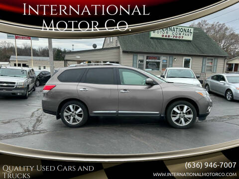 2013 Nissan Pathfinder for sale at International Motor Co. in Saint Charles MO