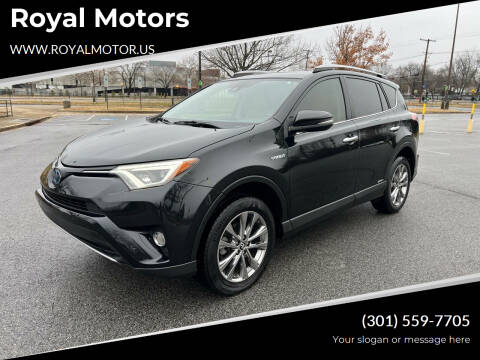 2017 Toyota RAV4 Hybrid for sale at Royal Motors in Hyattsville MD