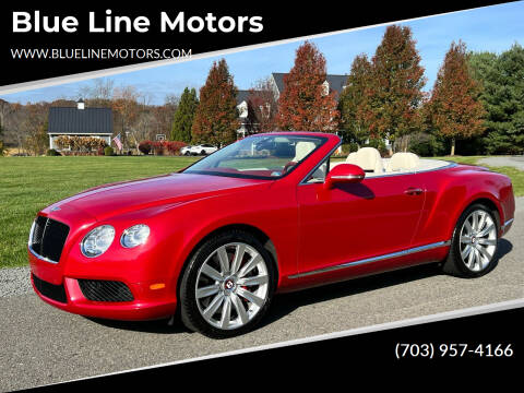 2014 Bentley Continental for sale at Blue Line Motors in Winchester VA