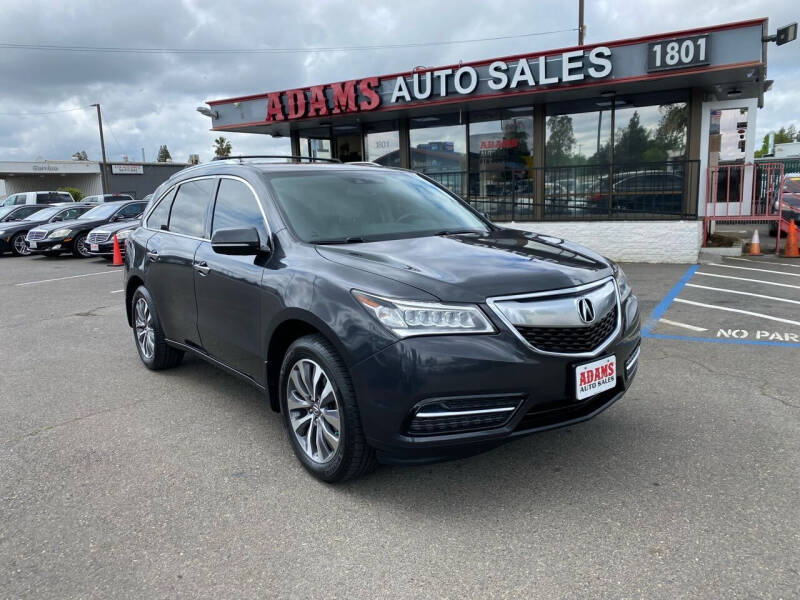 2014 Acura MDX for sale at Adams Auto Sales CA in Sacramento CA