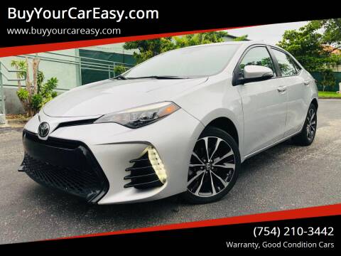 2017 Toyota Corolla for sale at BuyYourCarEasy.com in Hollywood FL