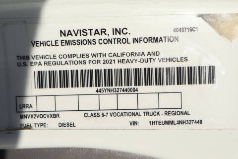 2022 International MV607