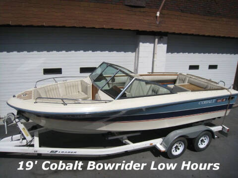 1987 Cobalt 19' Bow Rider Deep V for sale at Neary's Auto Sales & Svc Inc in Scranton PA