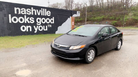 2012 Honda Civic for sale at Allstate Auto Sales & Service in Nashville TN