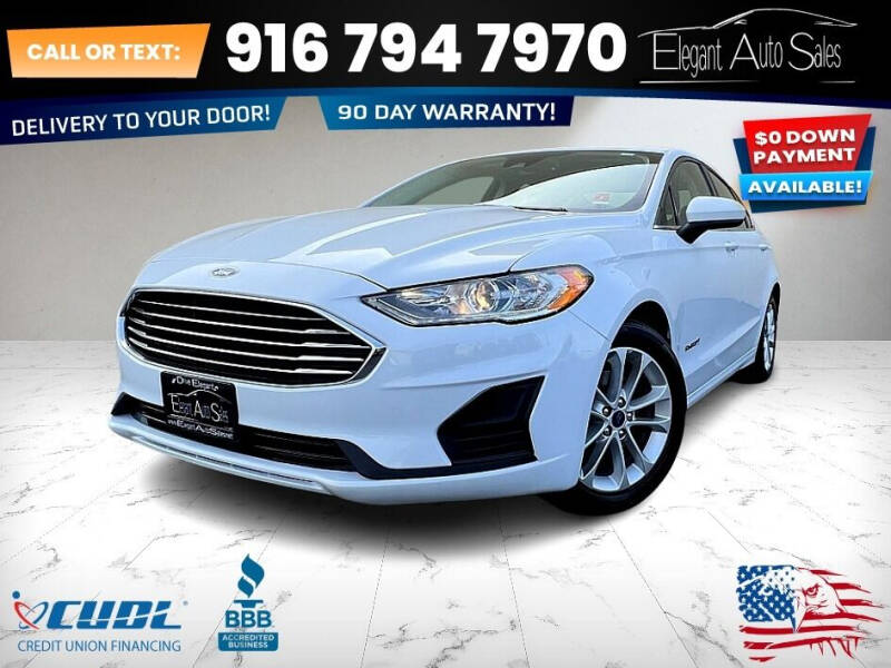 2019 Ford Fusion Hybrid for sale at Elegant Auto Sales in Rancho Cordova CA