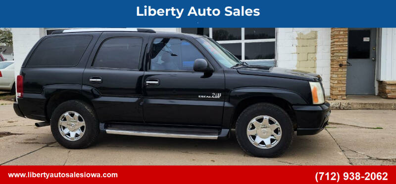 2003 Cadillac Escalade for sale at Liberty Auto Sales in Merrill IA