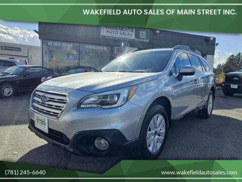 2016 Subaru Outback for sale at Wakefield Auto Sales of Main Street Inc. in Wakefield MA