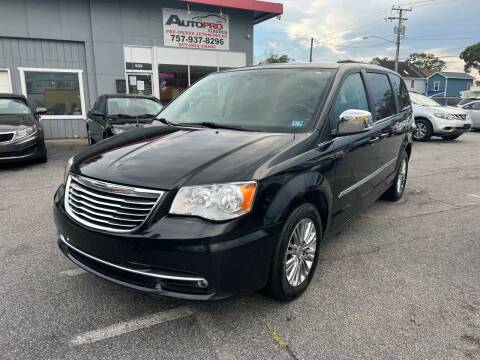 2013 Chrysler Town and Country for sale at AutoPro Virginia LLC in Virginia Beach VA