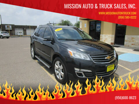 2013 Chevrolet Traverse for sale at Mission Auto & Truck Sales, Inc. in Mission TX