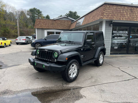 2015 Jeep Wrangler for sale at Millbrook Auto Sales in Duxbury MA