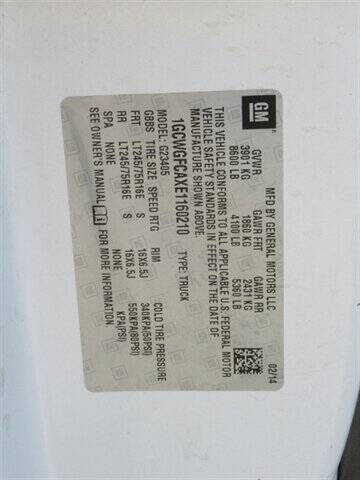 2014 Chevrolet Express 2500