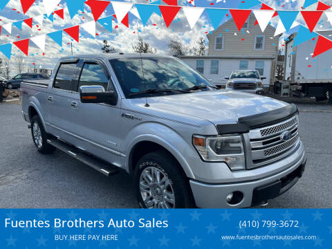 2013 Ford F-150 for sale at Fuentes Brothers Auto Sales in Jessup MD