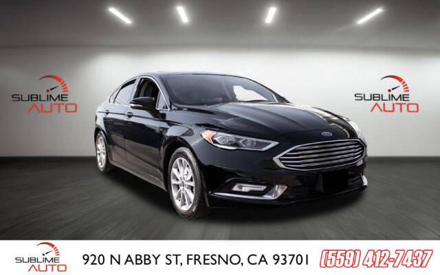 2017 Ford Fusion for sale at SUBLIME AUTO in Fresno, CA