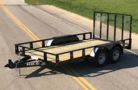 2023 Rice Trailers Tandem Axle Utility Trailer for sale at Motorworks of Belle Plaine in Belle Plaine IA