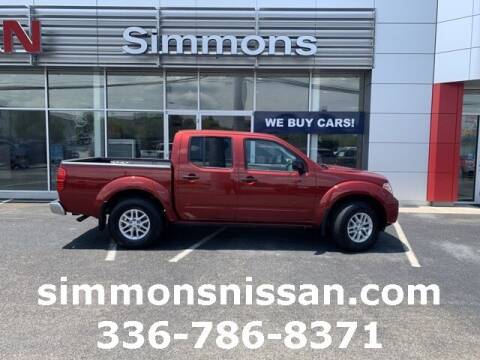 2021 Nissan Frontier for sale at SIMMONS NISSAN INC in Mount Airy NC