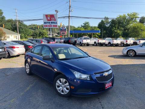 2012 Chevrolet Cruze for sale at KB Auto Mall LLC in Akron OH