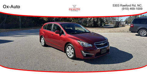 2016 Subaru Impreza 2.0i Premium