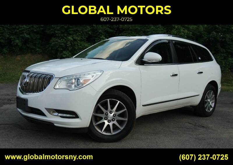 2016 Buick Enclave for sale at GLOBAL MOTORS in Binghamton NY