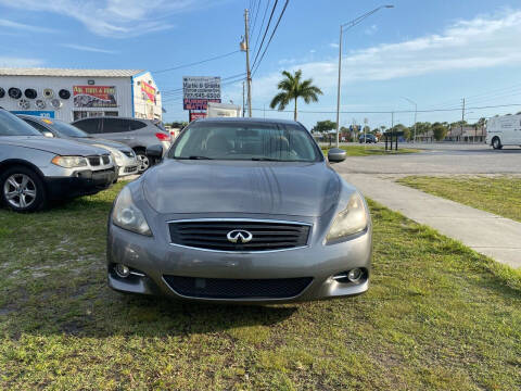 2011 Infiniti G37 Coupe for sale at ONYX AUTOMOTIVE, LLC in Largo FL