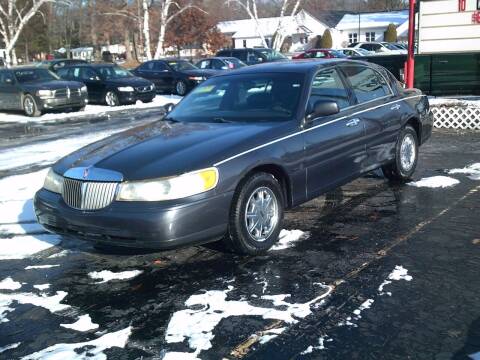2000 Lincoln Town Car for sale at LAKESIDE MOTORS LLC in Houghton Lake MI
